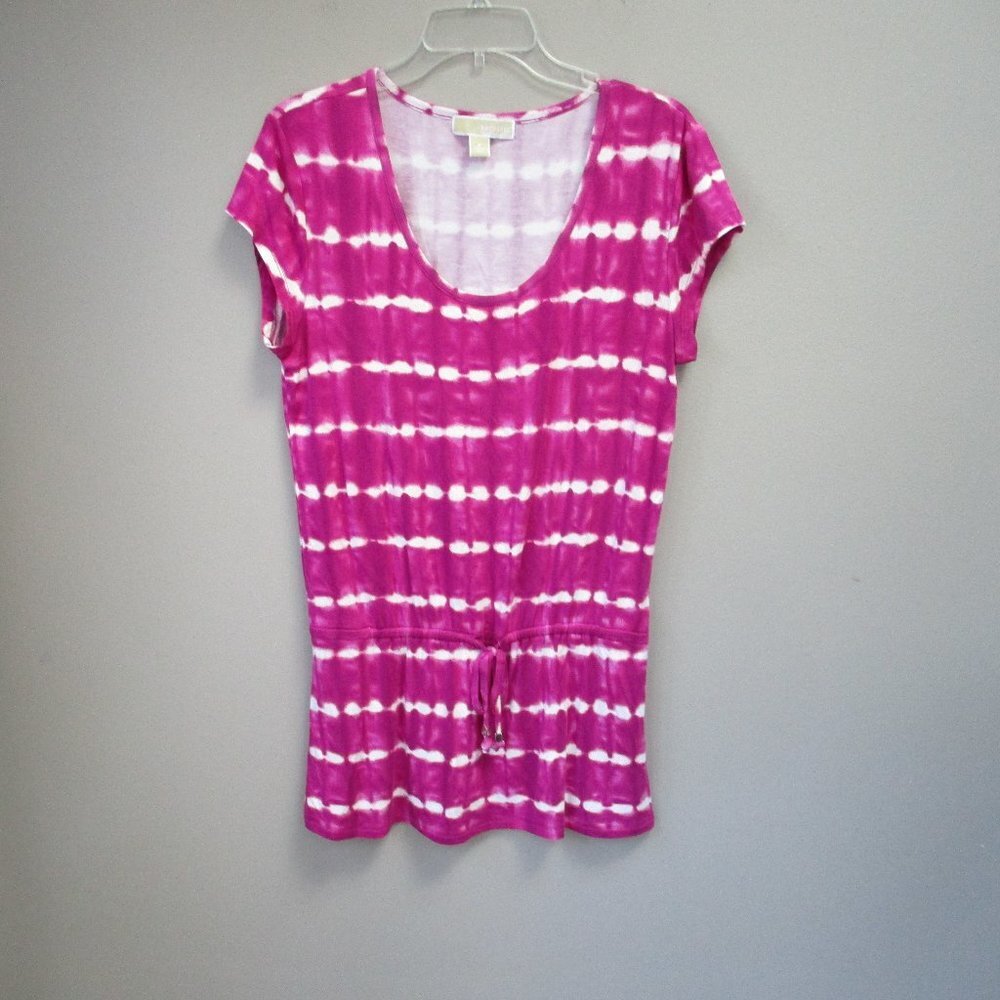 Michael Kors T Shirt with drawstring tie Small